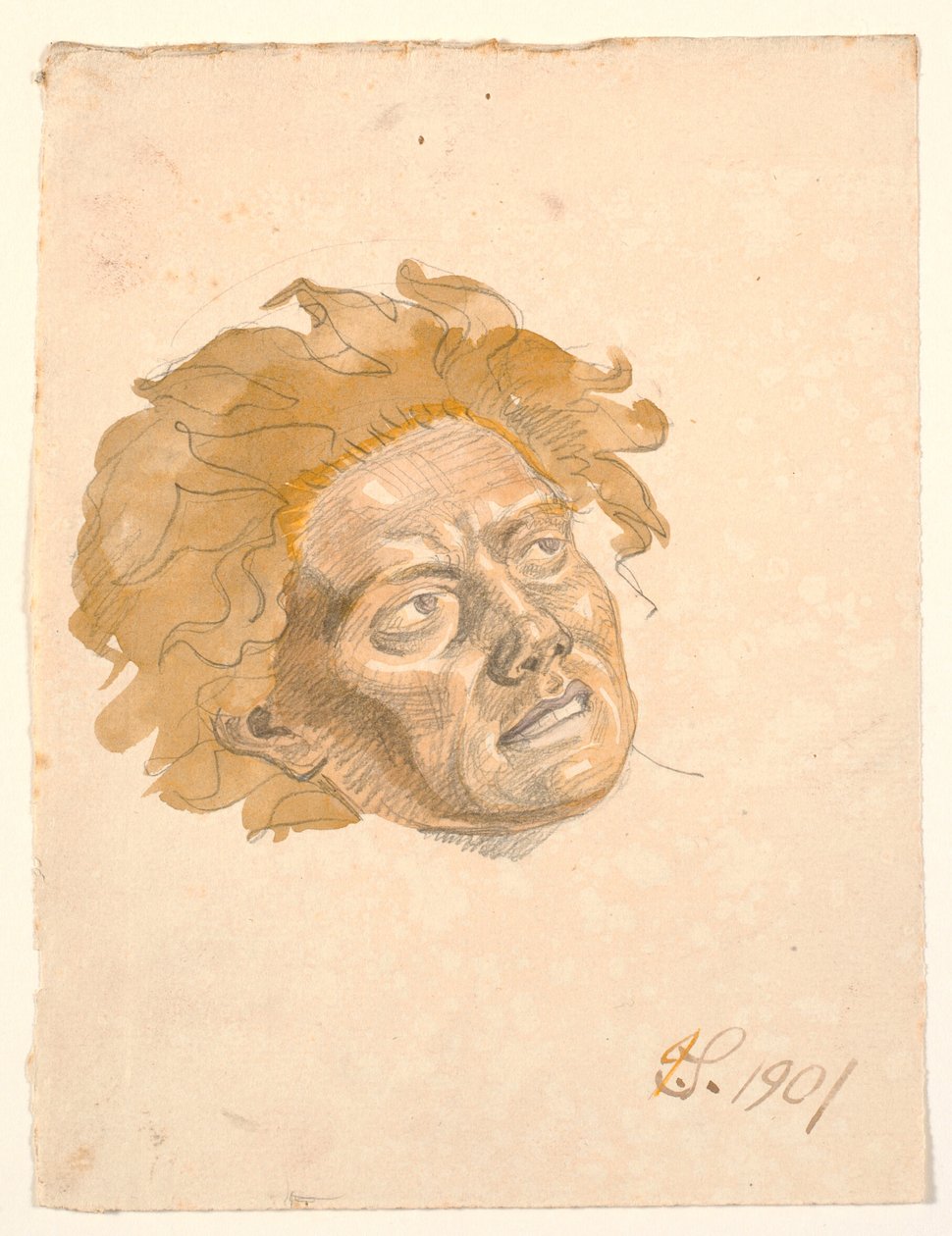 Cabeça de pessoa do sexo masculino de Joakim Frederik Skovgaard
