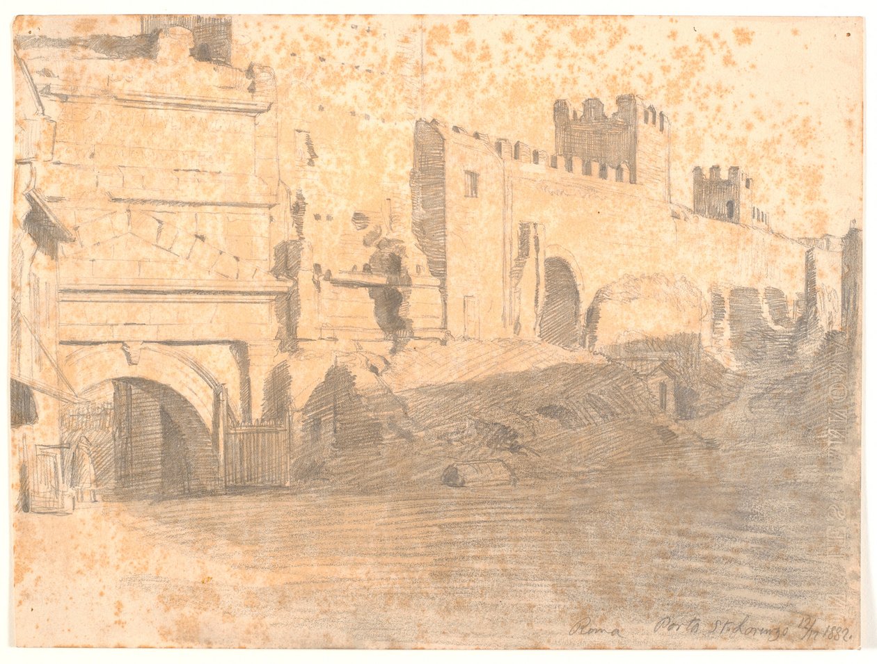 Porta San Lorenzo de Joakim Frederik Skovgaard