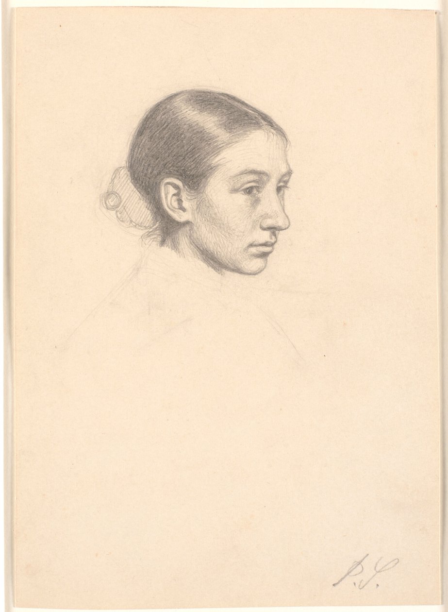 Retrato de Susette Cathrine Skovgaard (casada com Holten) de Joakim Frederik Skovgaard