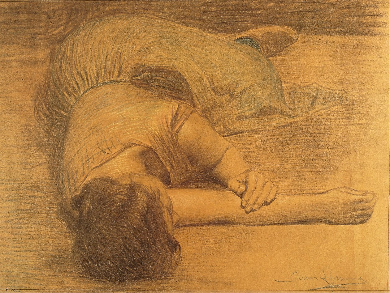 Mulher, deitando de Joan Llimona