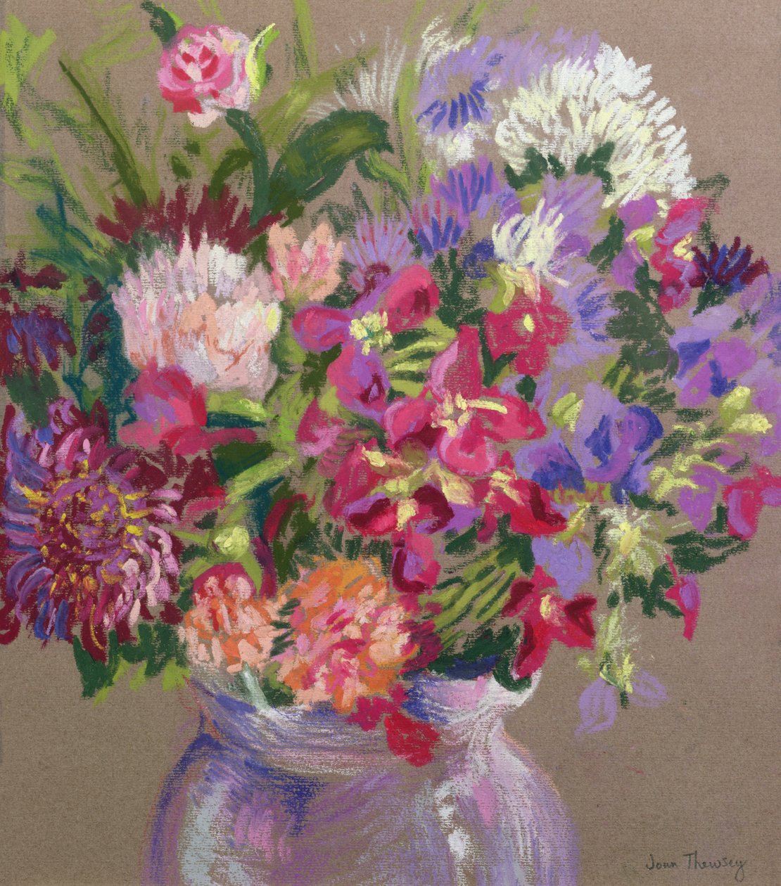 Ásteres (pastel) de Joan Thewsey