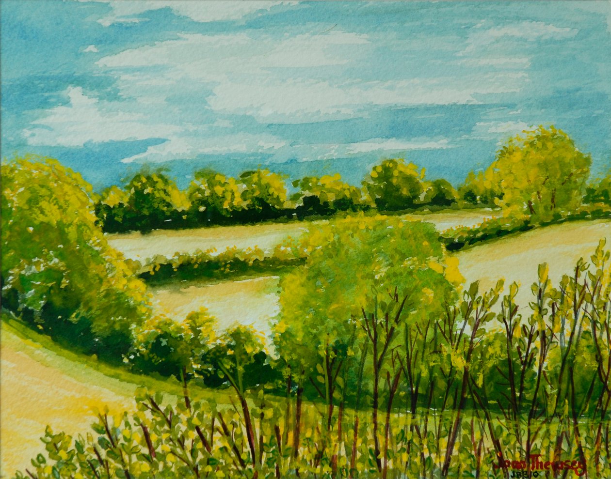 Paisagem de agosto, Suffolk de Joan Thewsey
