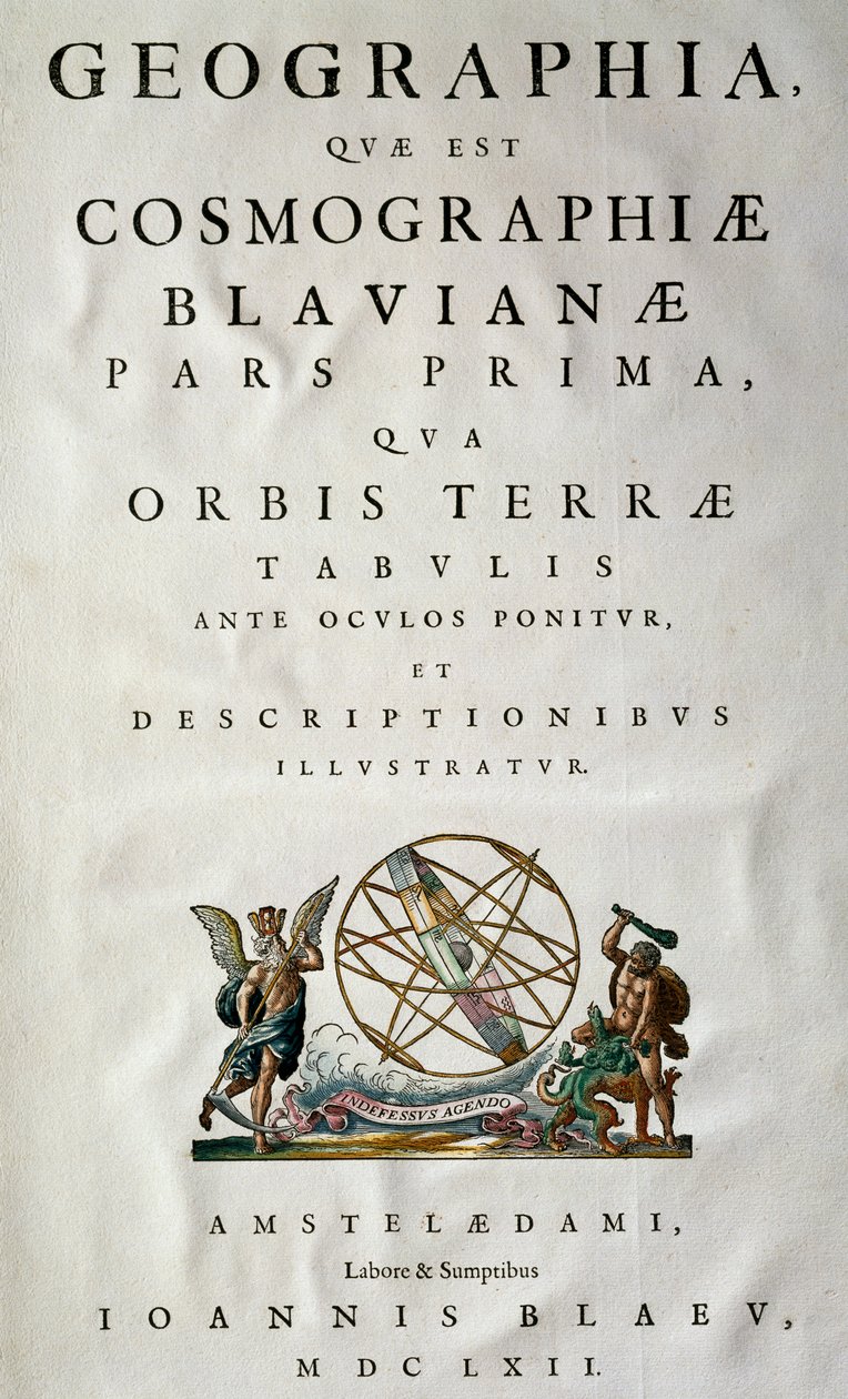 Atlas Maior, sive cosmografiae Blaviana, atlas de Joan Blaeu (1596-1673) de Joan Blaeu