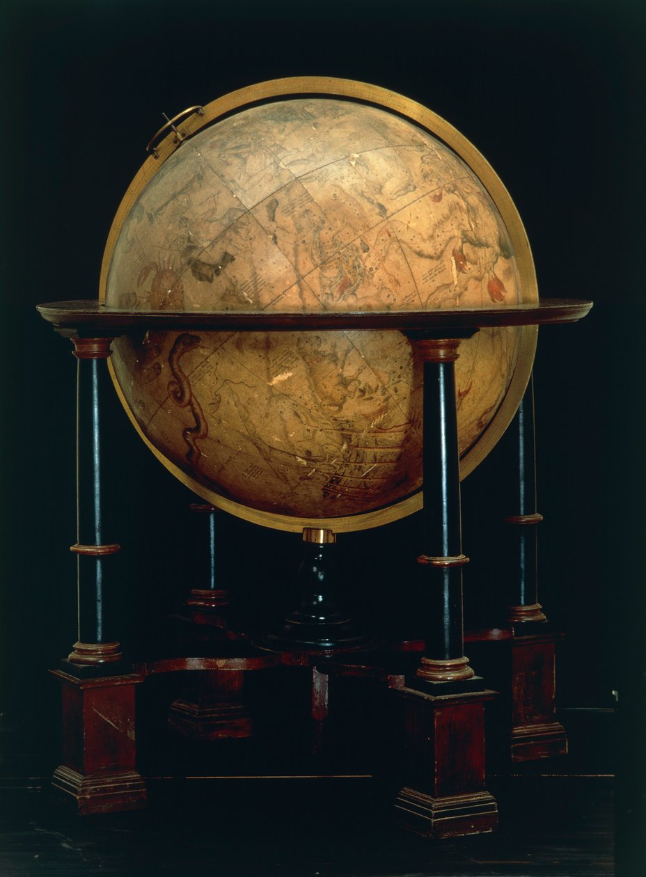 Globo Celestial por Joan Blaeu de Joan Blaeu