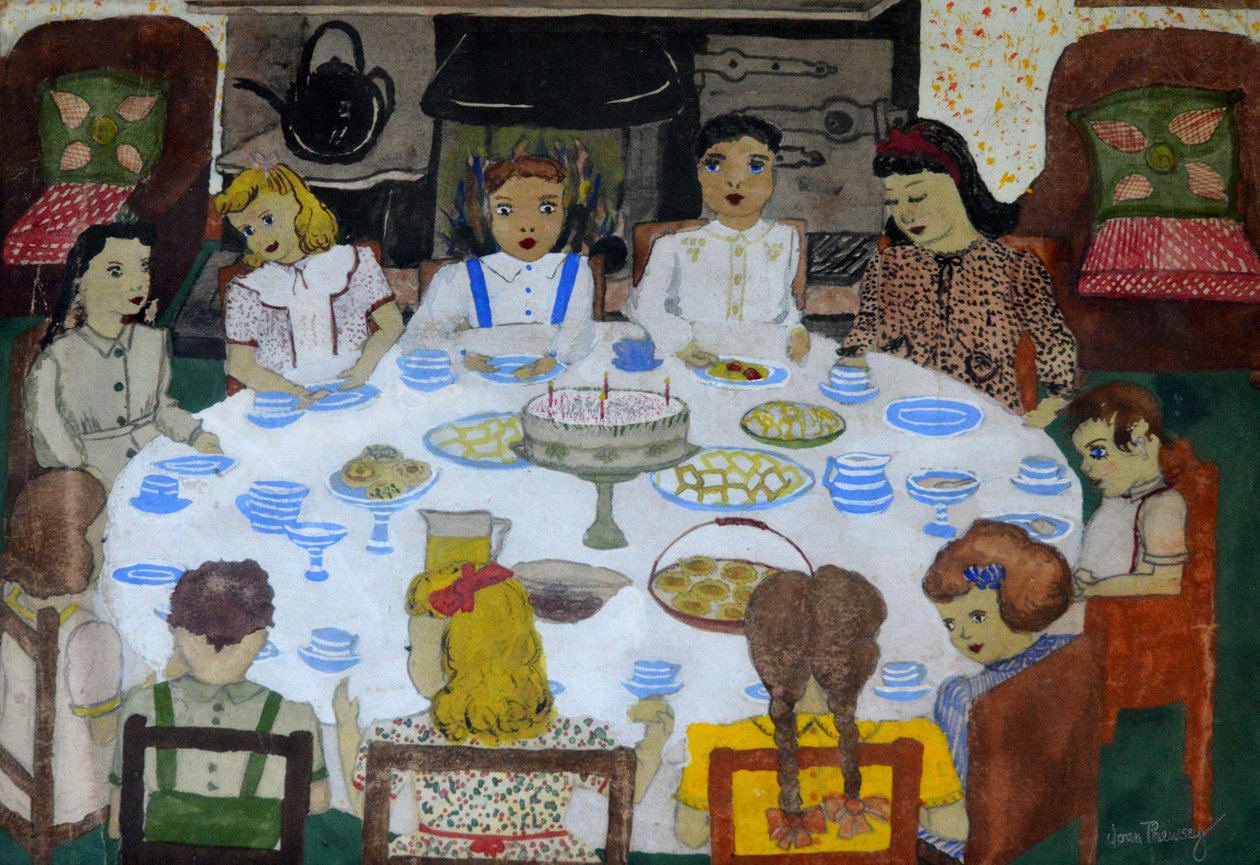 Festa das Crianças, 1947 (guache) de Joan Thewsey