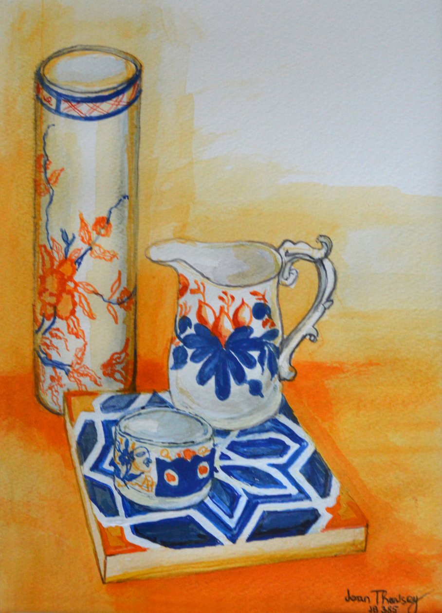 Tigela e Telha Chinesa, 1999, de Joan Thewsey