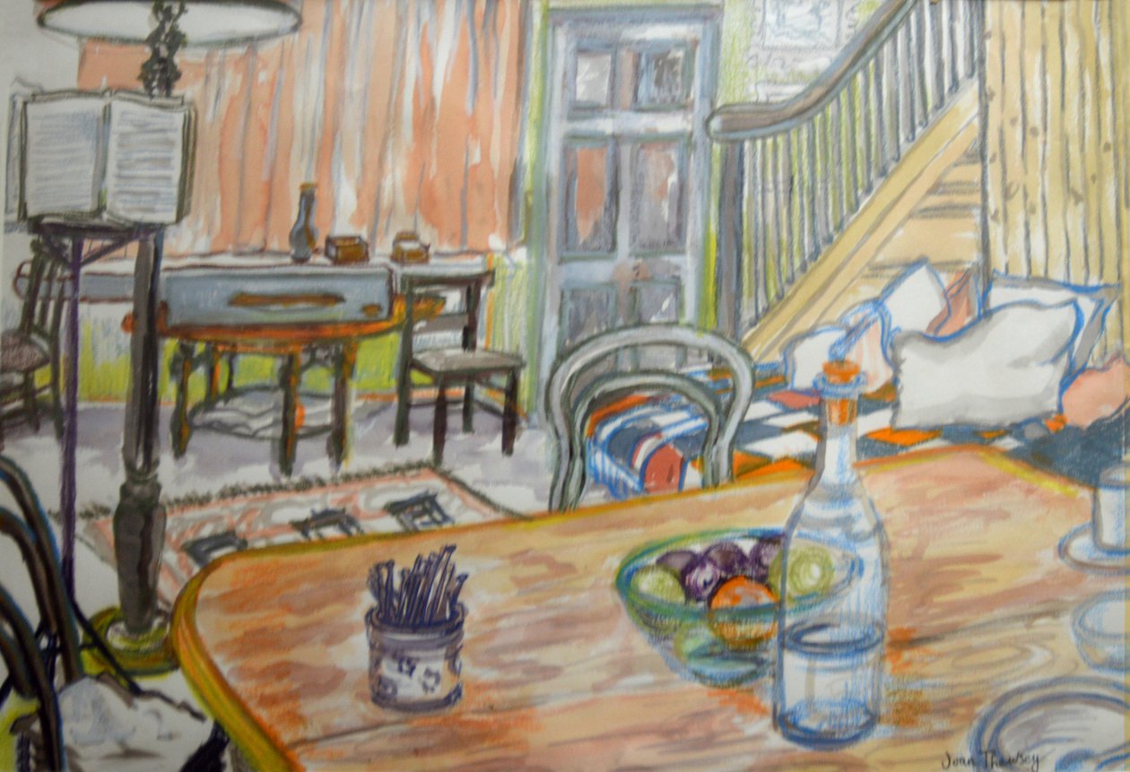 Clare Lises Music Studio, (guache) de Joan Thewsey