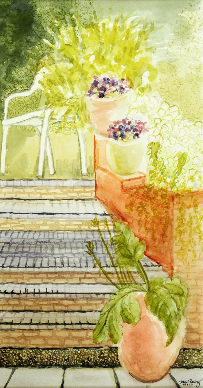 Cynthias Garden; Passos e Panelas, 2009, de Joan Thewsey