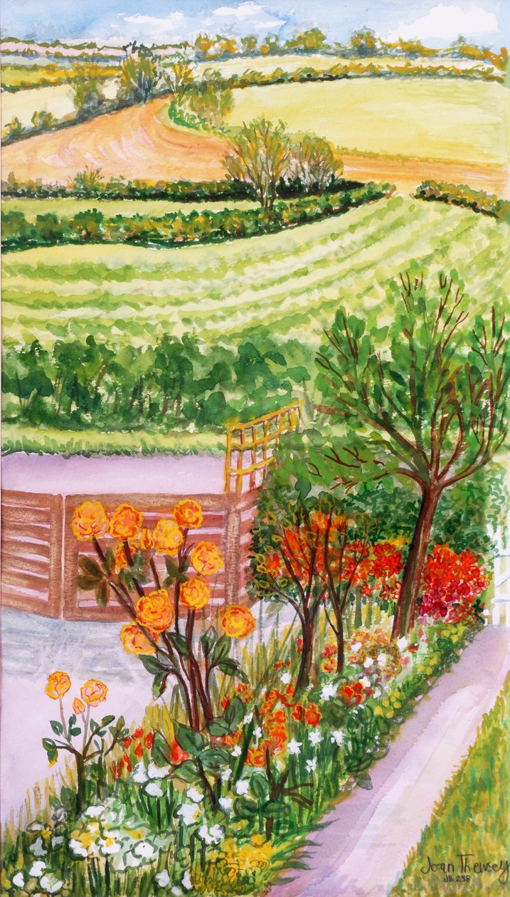 O Cottage Garden e ver além, 2000. de Joan Thewsey