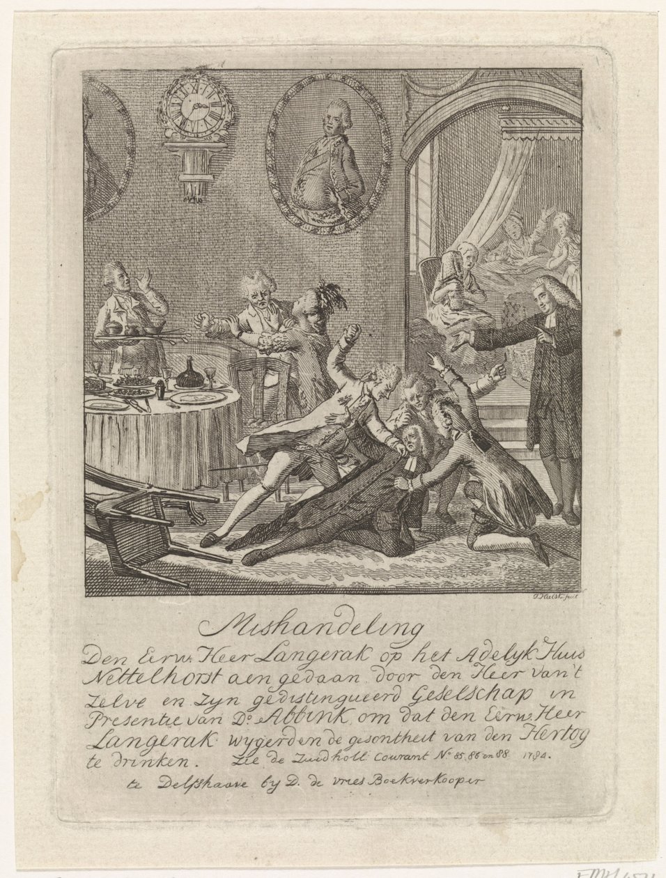 Ataque em Lochum de Joannes Hulstkamp