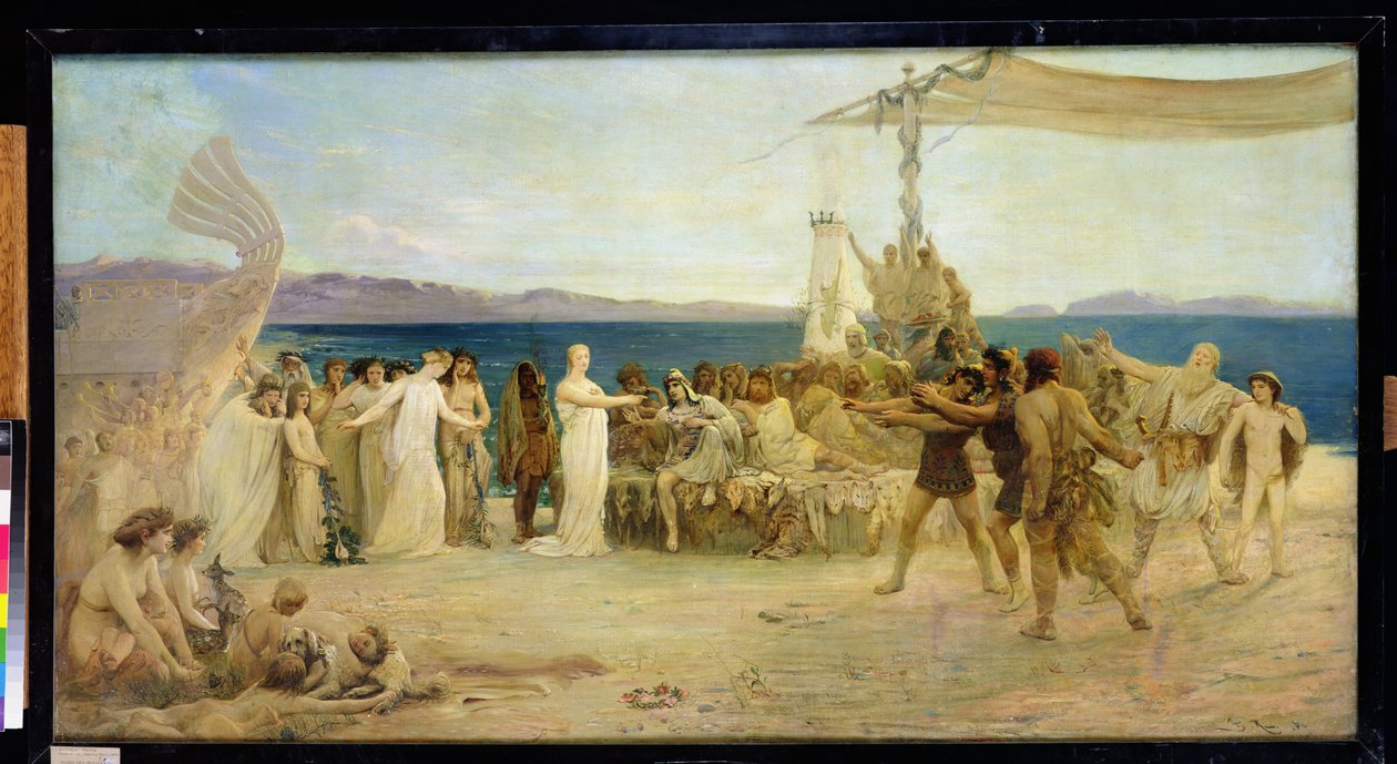 Gyptis e Protis, 1874 de Joanny Rave