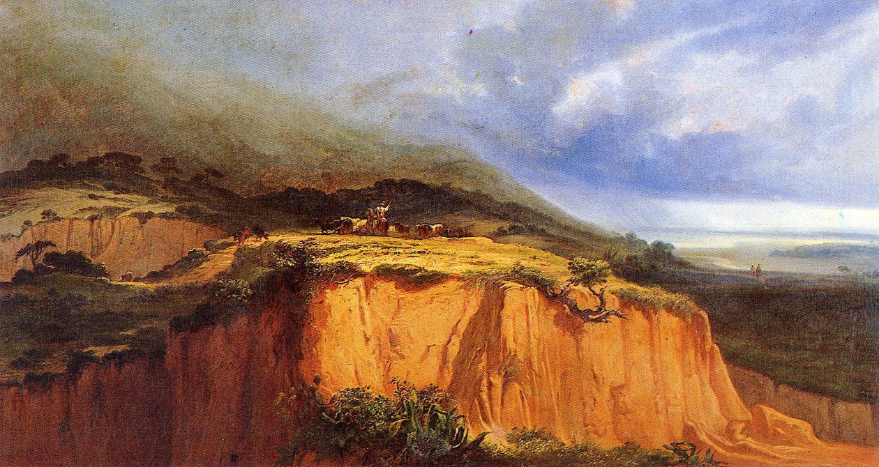  Pintura de paisagem naturalismo  de Joao Cristino da Silva