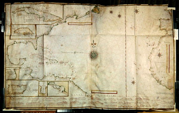 Sra. 1288 fol.22 Mapa das Caraíbas de Joao Teixeira