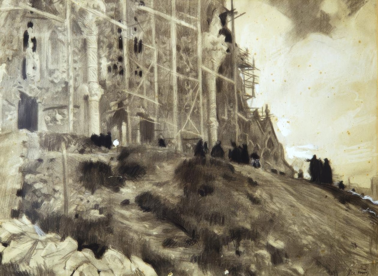 Construção da Sagrada Família de Joaquim Mir i Trinxet