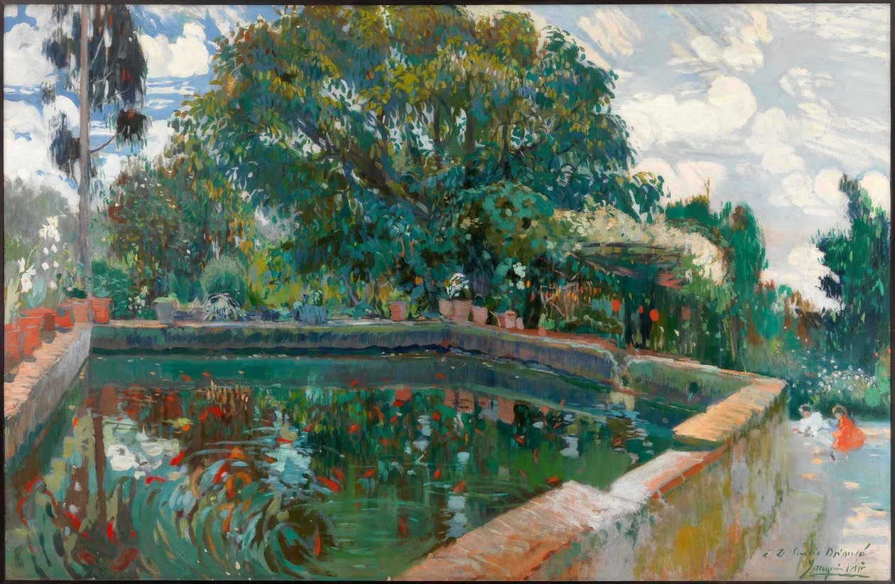 A piscina do Can Pau Segimon de Joaquim Mir i Trinxet