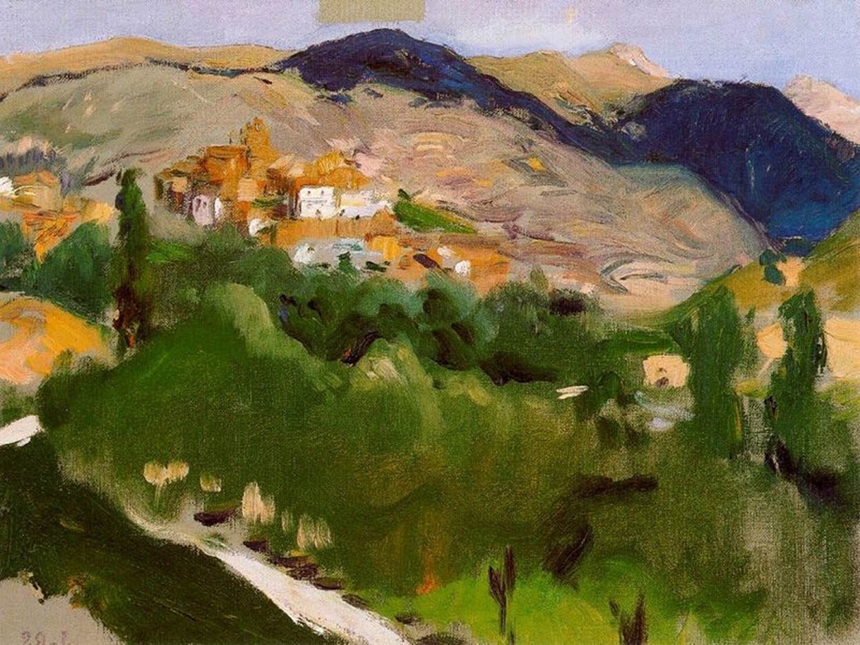 Montanas de JacanEnglish: Montanhas em Jacan de Joaquín Sorolla