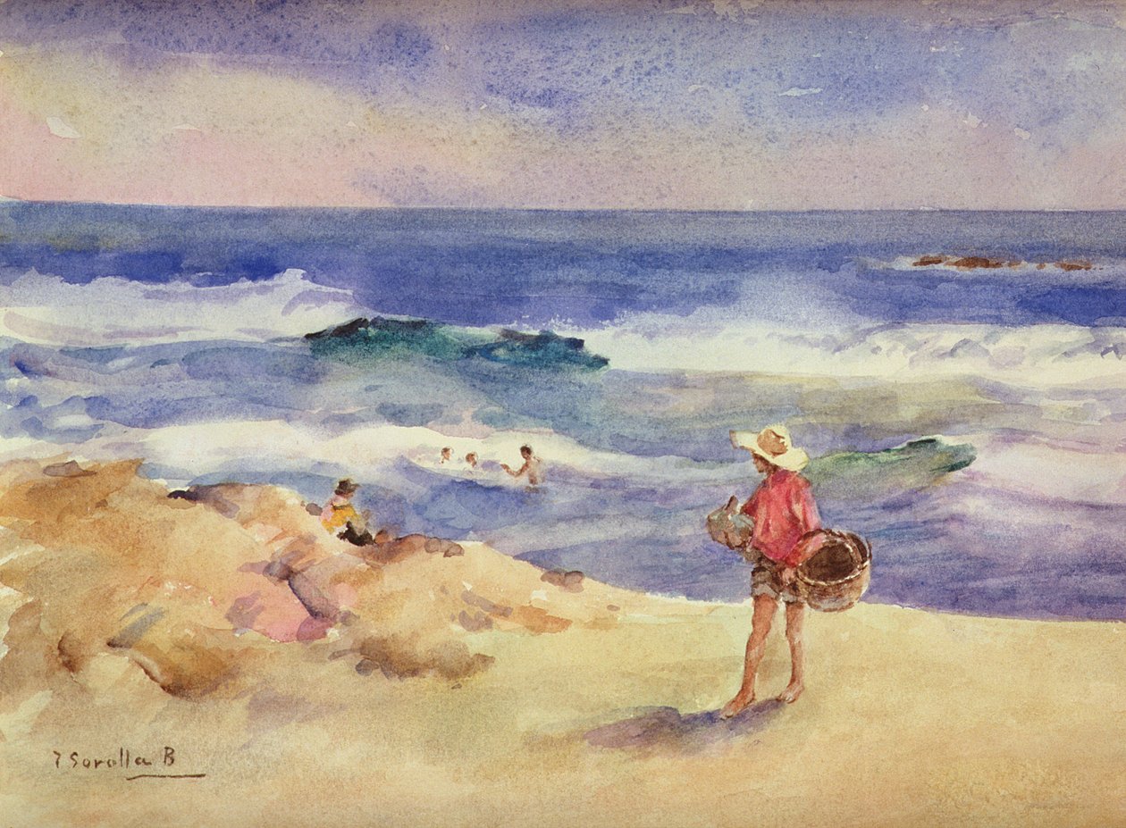 Menino na areia de Joaquín Sorolla