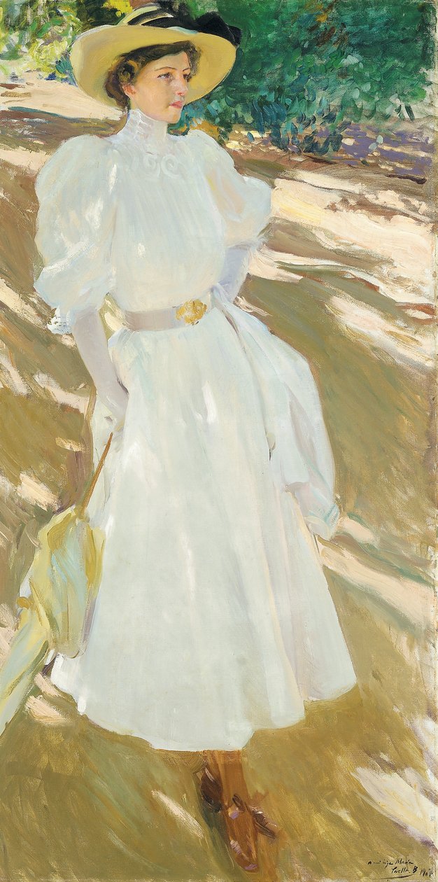 Maria em La Granja, 1907 de Joaquín Sorolla