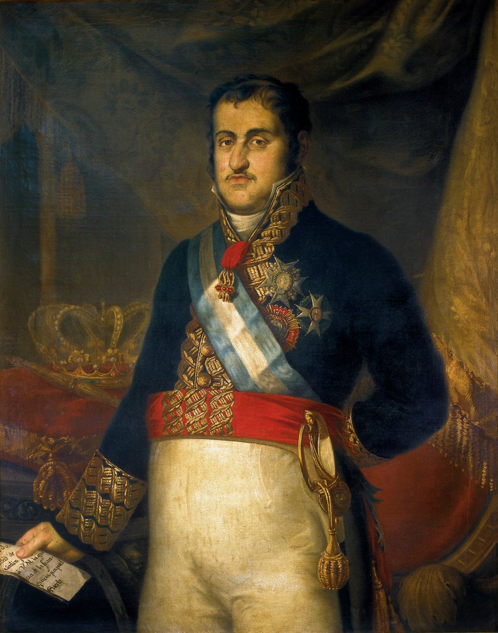 Retrato de Fernão VII (Fernando VII de Joaquin Manuel Fernandez Cruzado