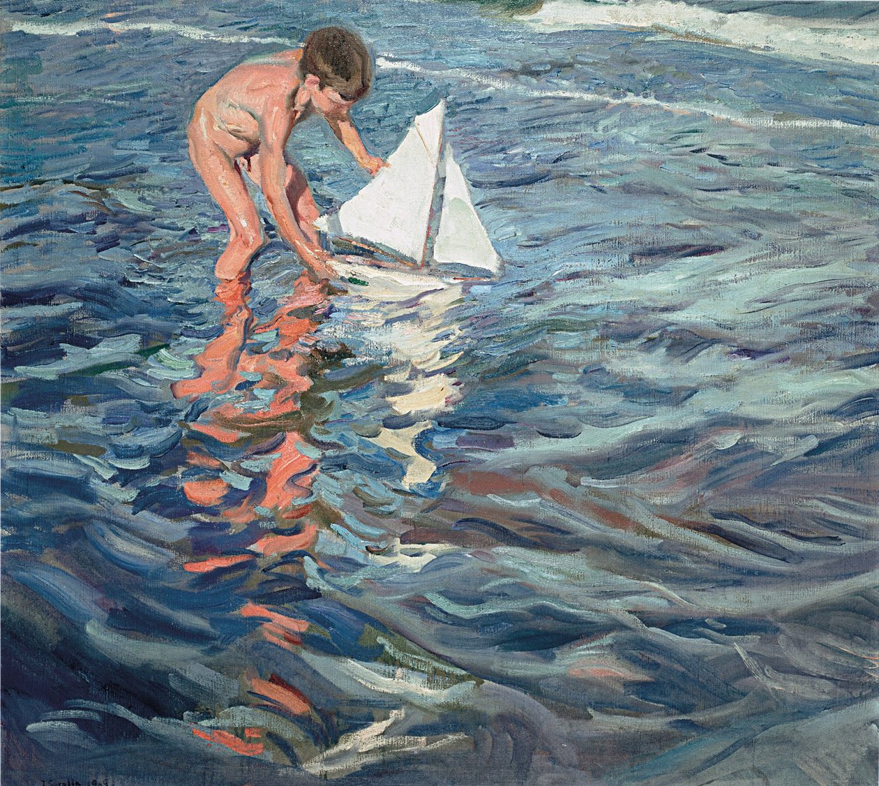 O pequeno veleiro de Joaquín Sorolla