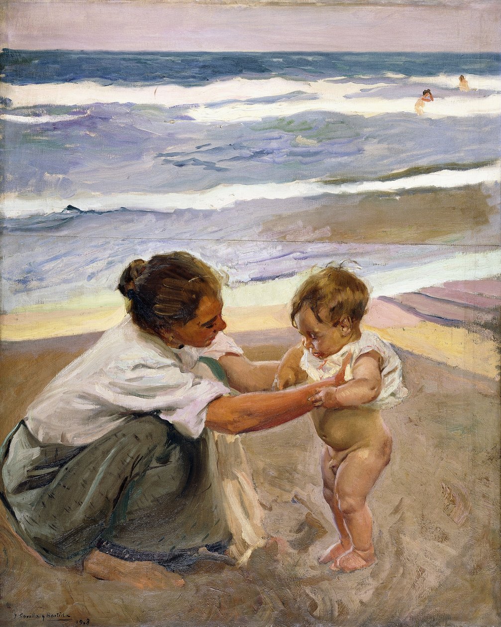 À beira-mar, 1908 de Joaquín Sorolla