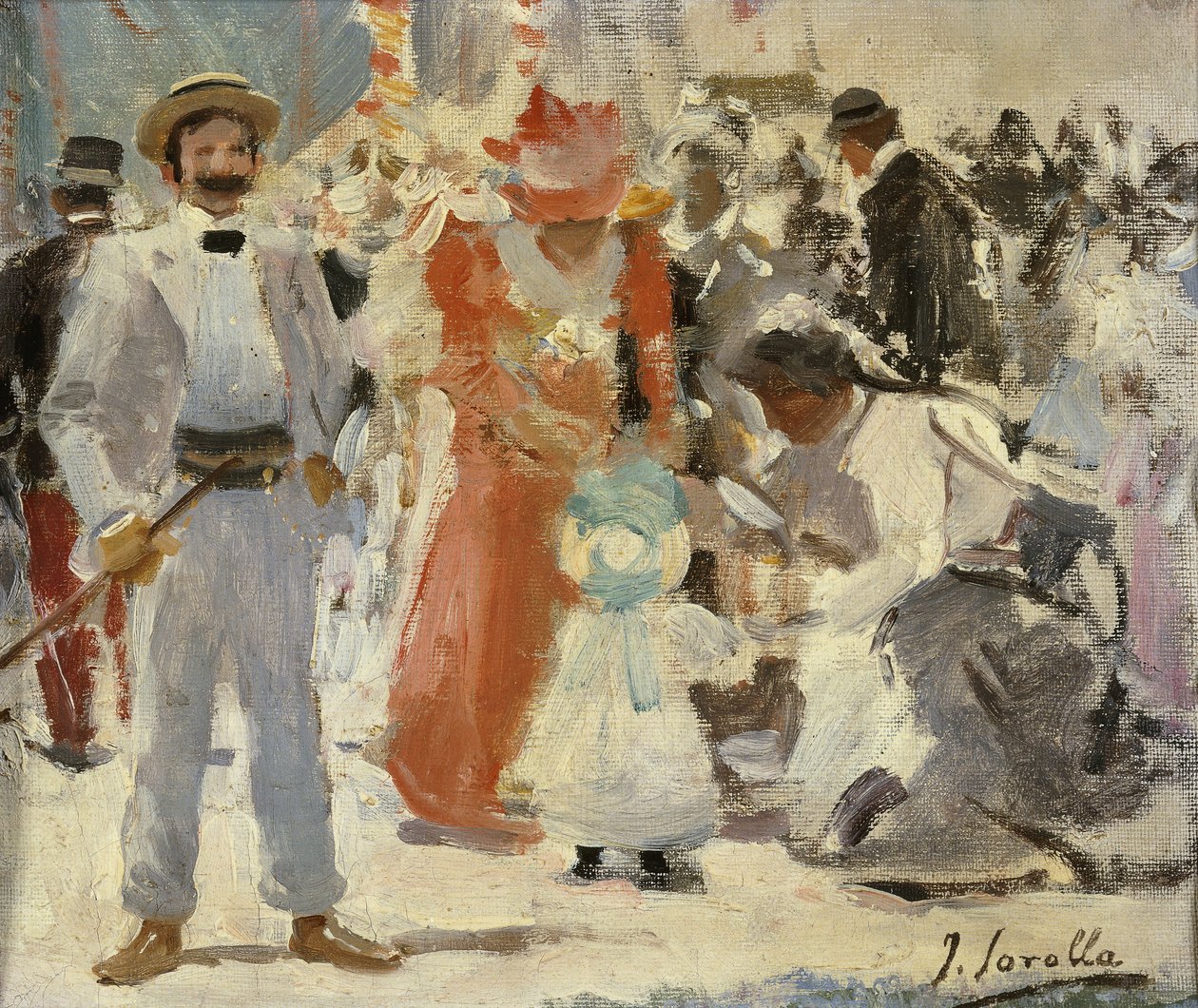 Na feira; En la Feria, de Joaquín Sorolla
