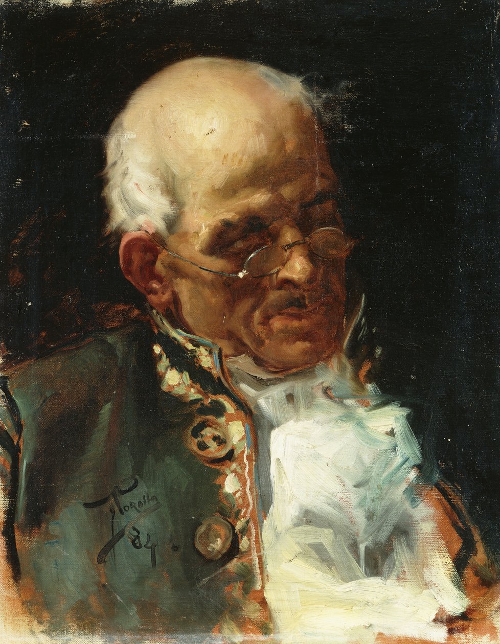 Retrato de um cavalheiro; Retrato de cavaleiro, 1884 de Joaquín Sorolla