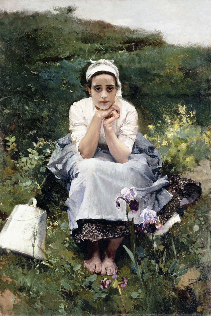 A Leiteira, c.1890 de Joaquín Sorolla