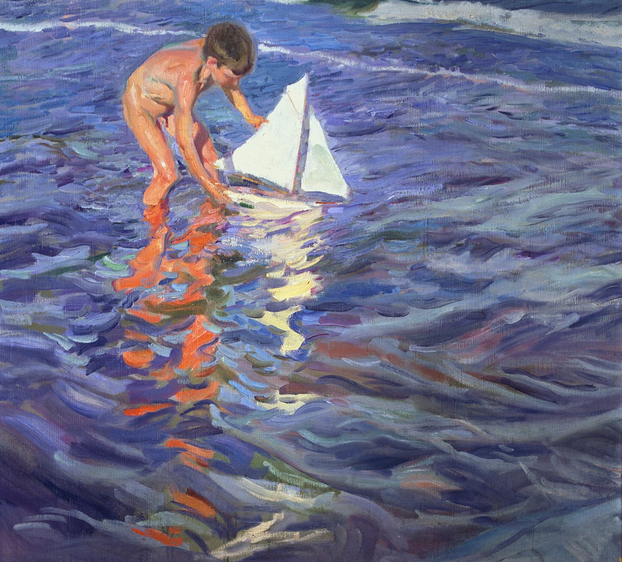 O Jovem Iachtsman de Joaquin Sorolla y Bastida