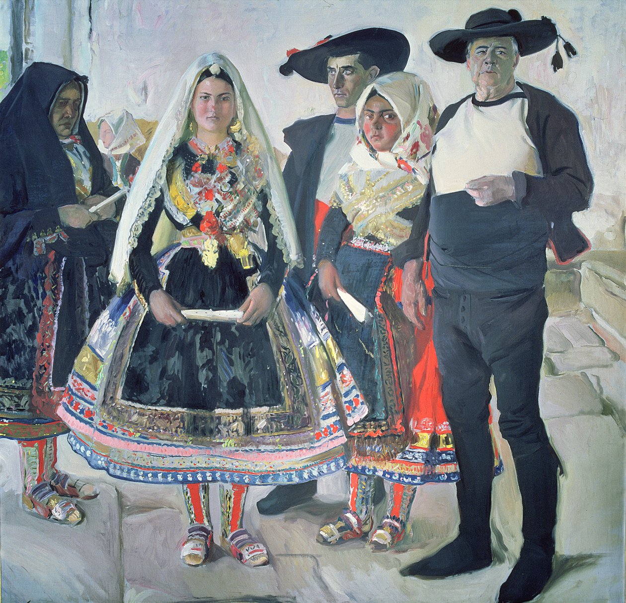 Lagarterans típicos de Joaquin Sorolla y Bastida