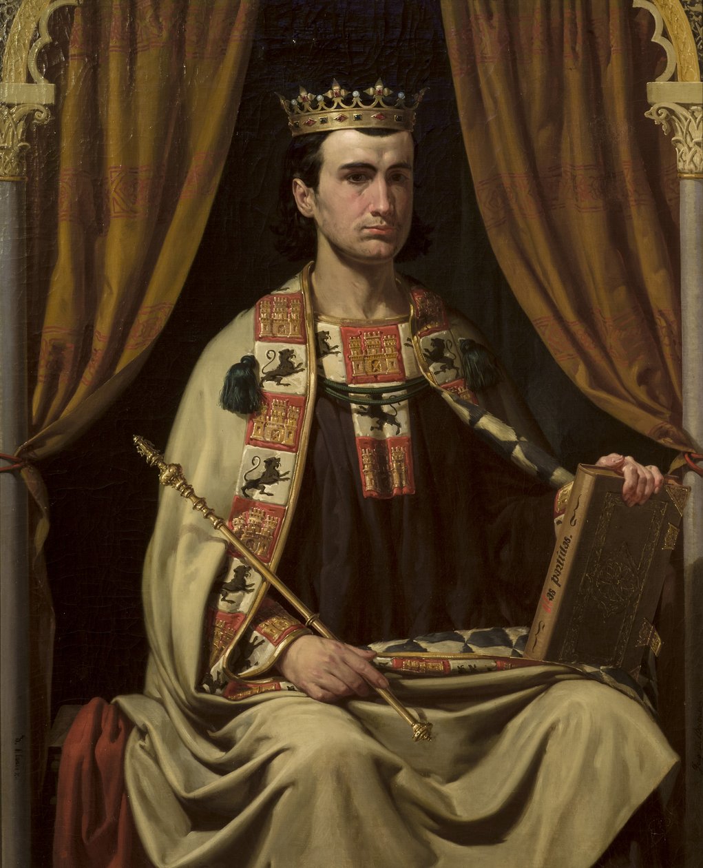 Alfonso X o Sábio de Joaquín Domínguez Bécquer