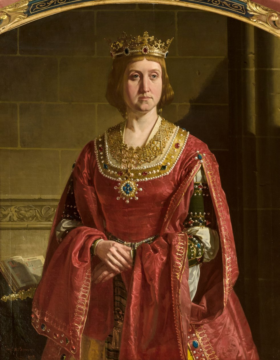 Isabel a católica de Joaquín Domínguez Bécquer