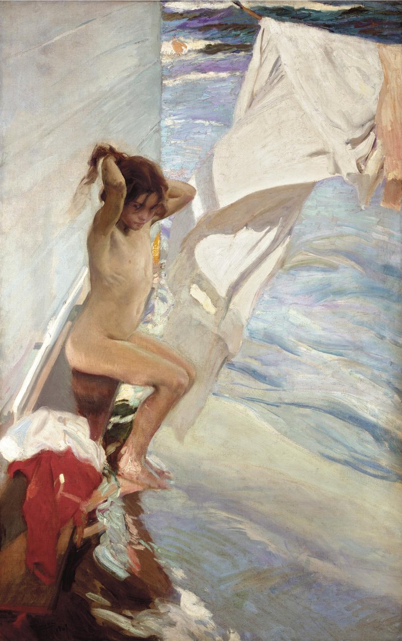 Antes do banho de Joaquín Sorolla