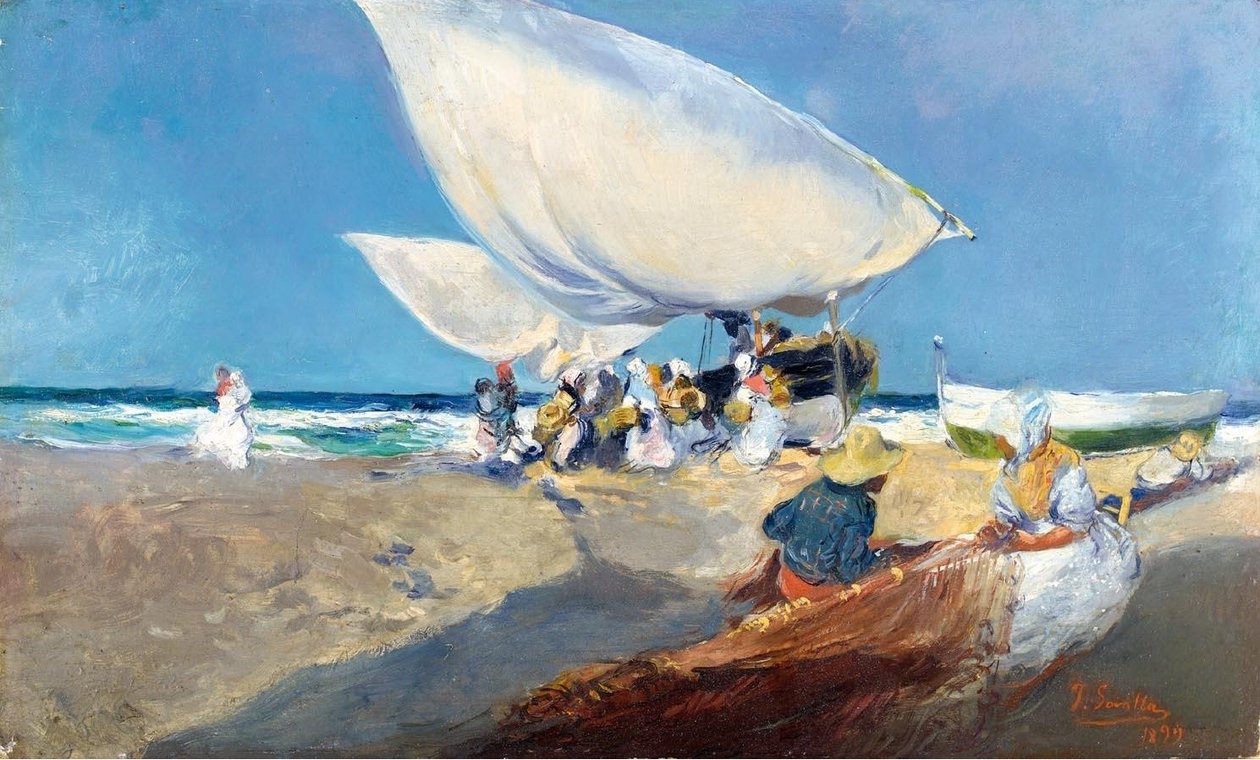 Corrigindo redes de Joaquín Sorolla