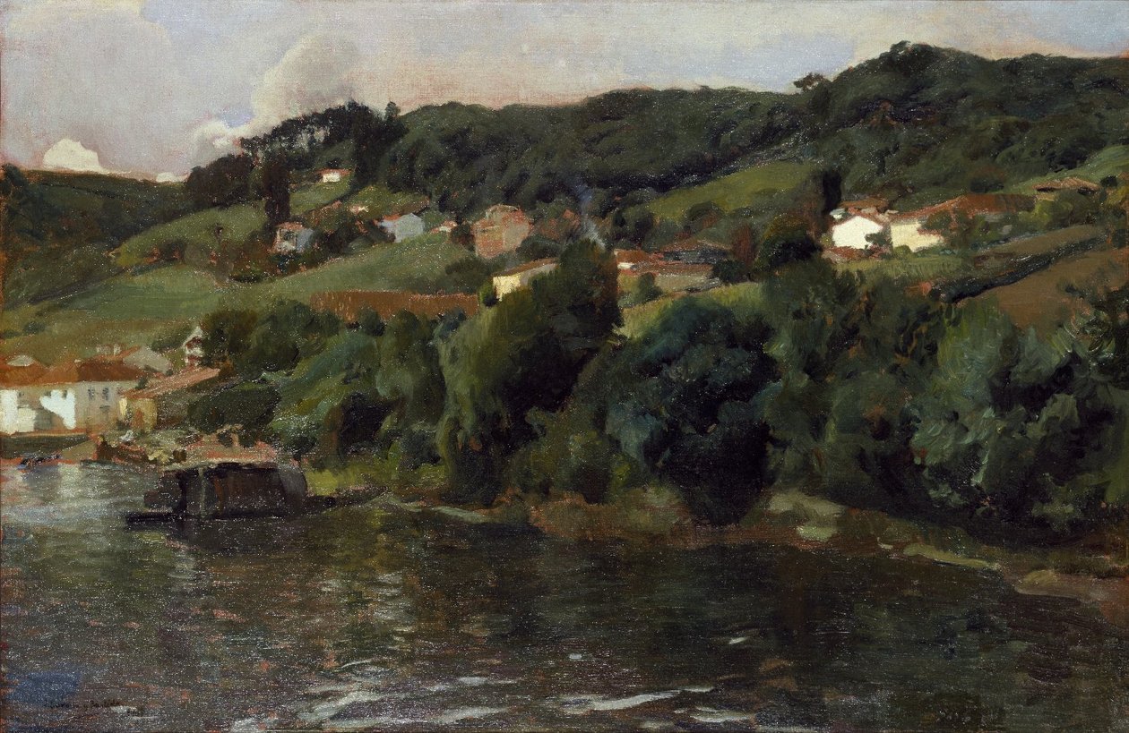 Paisagem asturiana de Joaquín Sorolla
