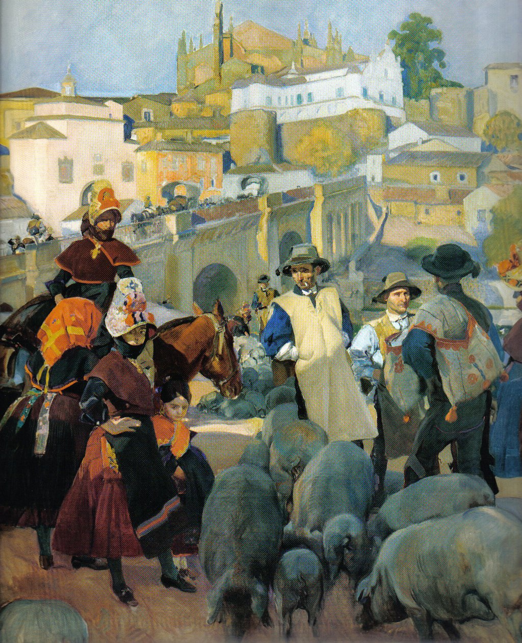 O mercado de Joaquín Sorolla
