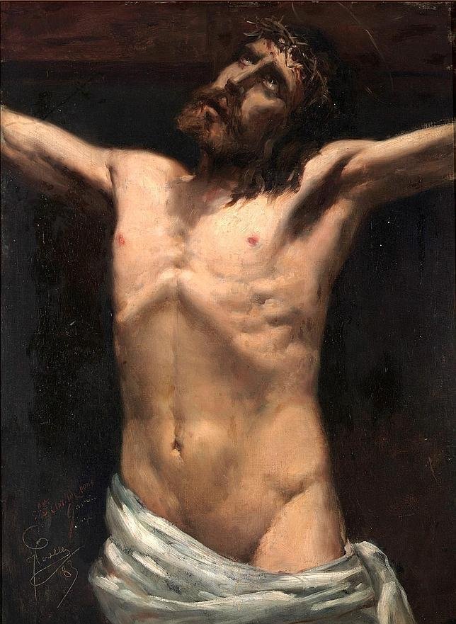 Estudo de Cristo de Joaquín Sorolla