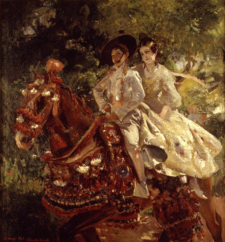 Grupo valenciano de Joaquín Sorolla