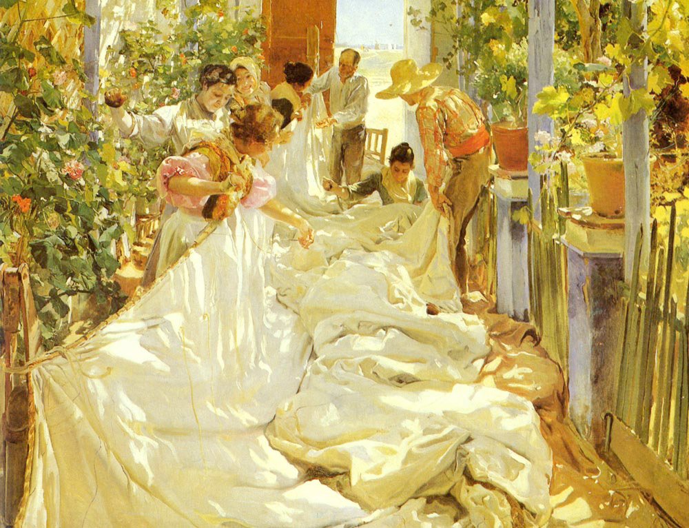 A vela de Joaquín Sorolla