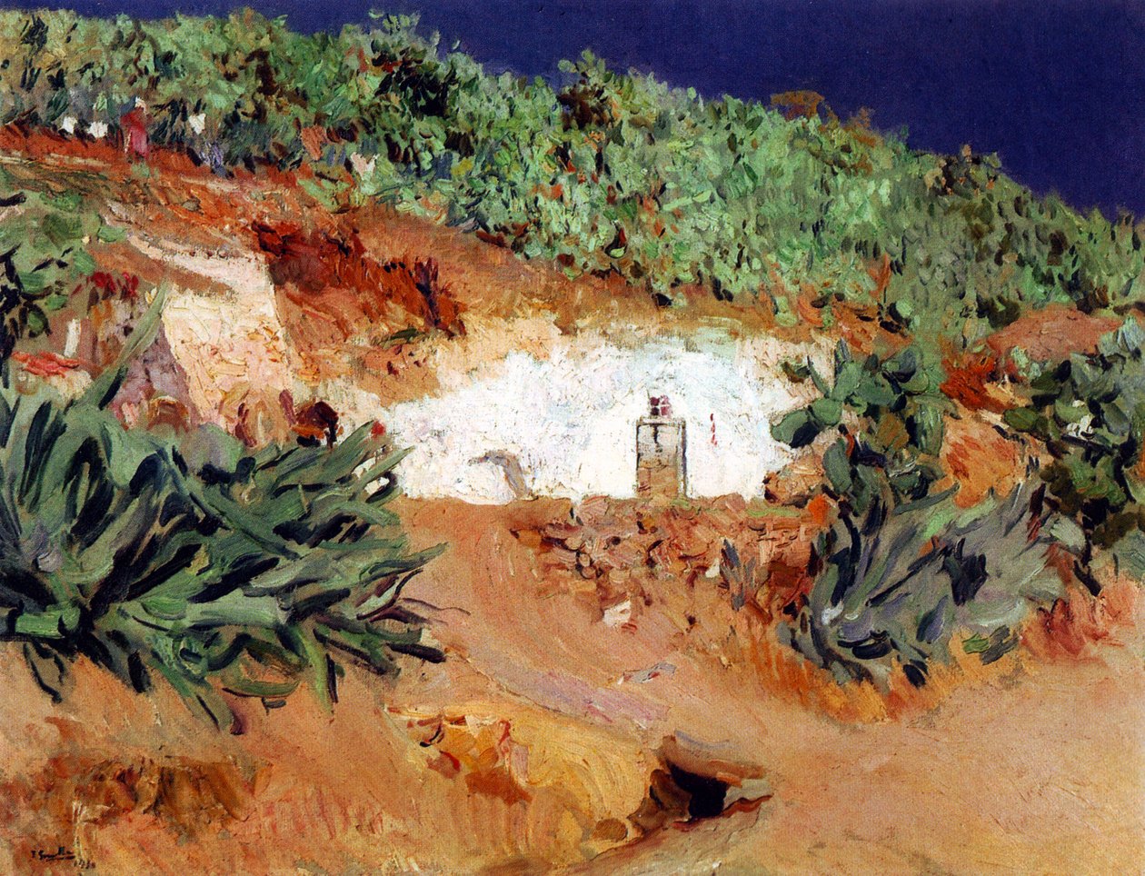 A casa dos ciganos em Sacromonte de Joaquín Sorolla