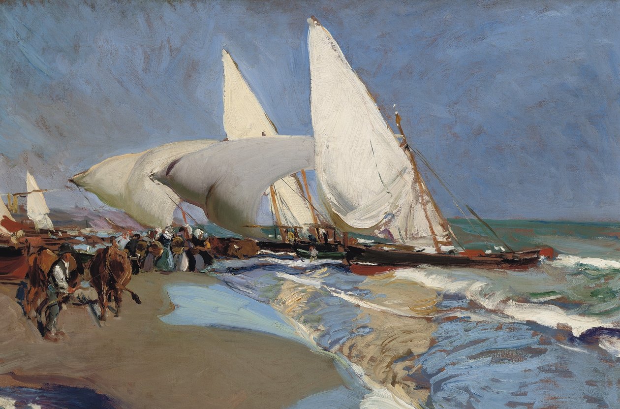 A praia de valencia de Joaquín Sorolla