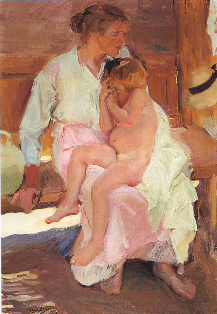 Mãe e filha de Joaquín Sorolla