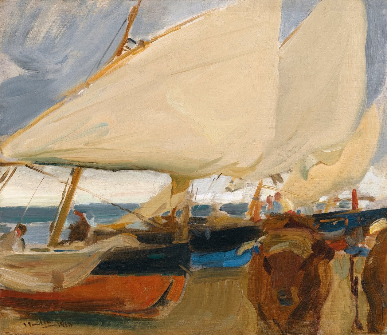 Praia de Valência de Joaquín Sorolla