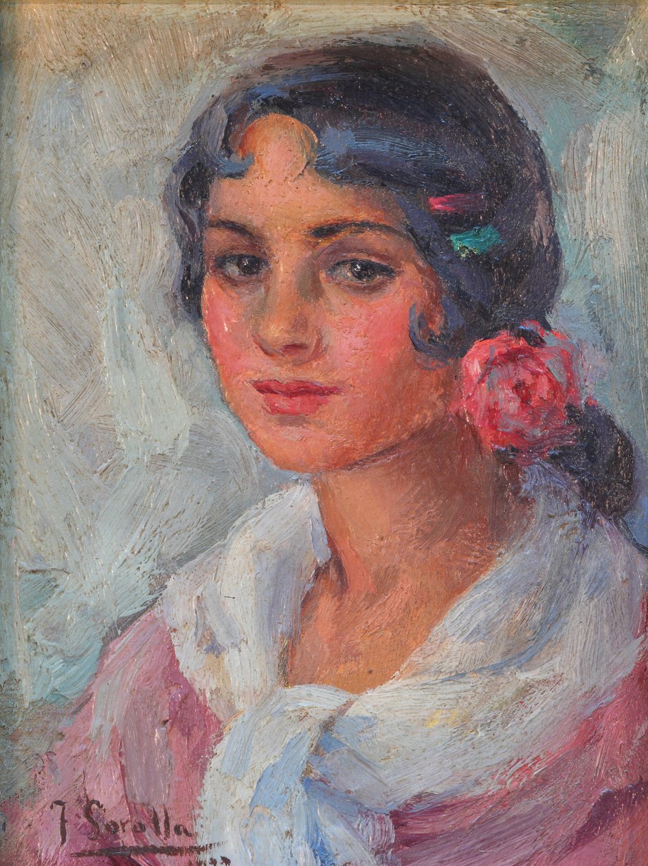 Retrato de uma mulher de Joaquín Sorolla