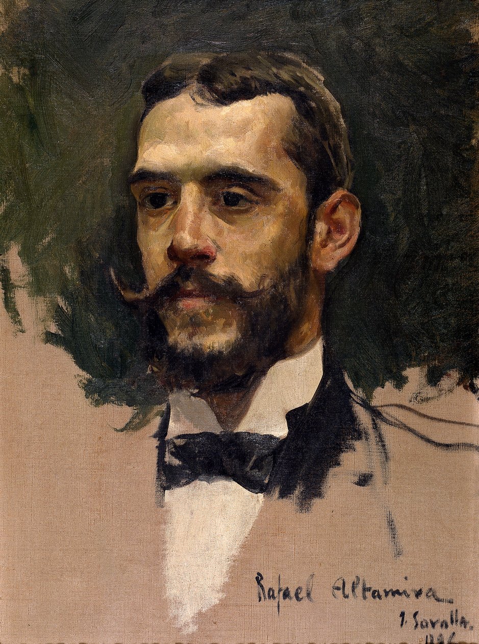 Rafael Altamira e Crevea de Joaquín Sorolla