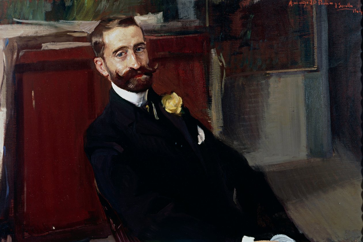 Retrato de Jacinto Felipe Picón e Pardiñas de Joaquín Sorolla