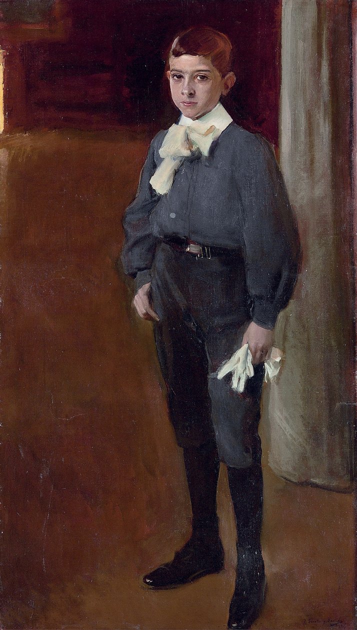 Retrato da criança José Maria Suárez de Joaquín Sorolla