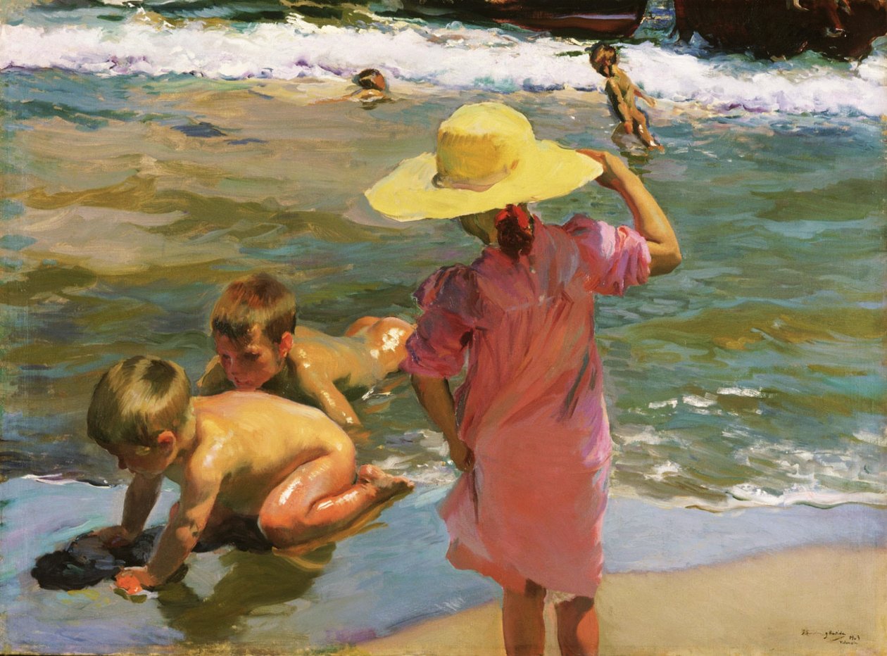 Os jovens anfíbios de Joaquín Sorolla