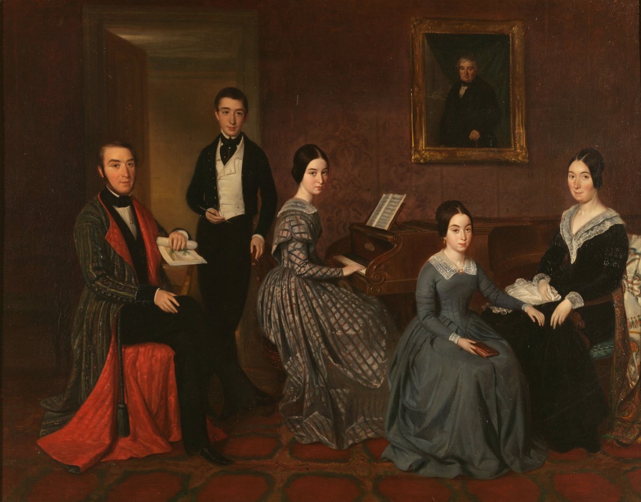 A familia de Jorge Flaquer de Joaquín Espalter y Rull