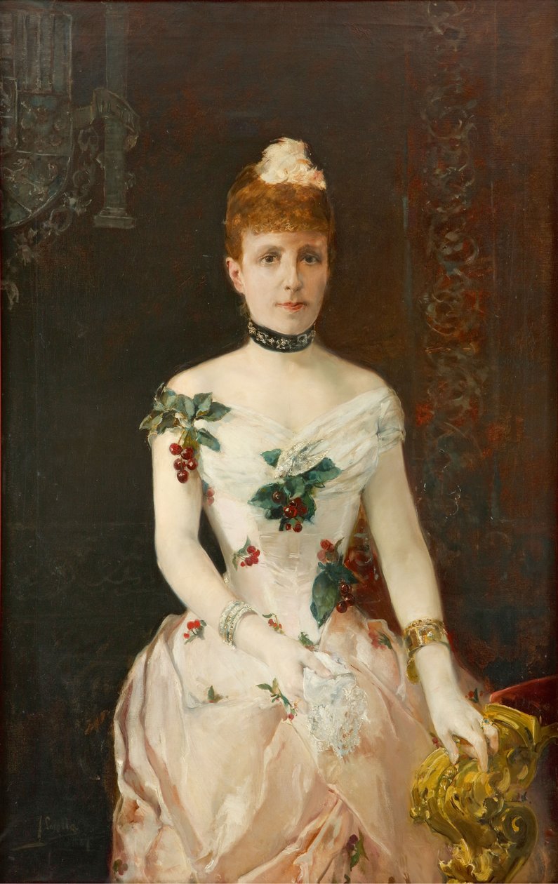 Maria Christina da Áustria 1858-1929, rainha da Espanha, 1888. de Joaquín Sorolla
